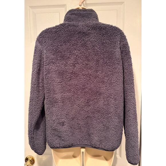 Patagonia Women’s Sherpa Fleece 1/4 Zip Pullover Gray Small - Picture 5 of 10